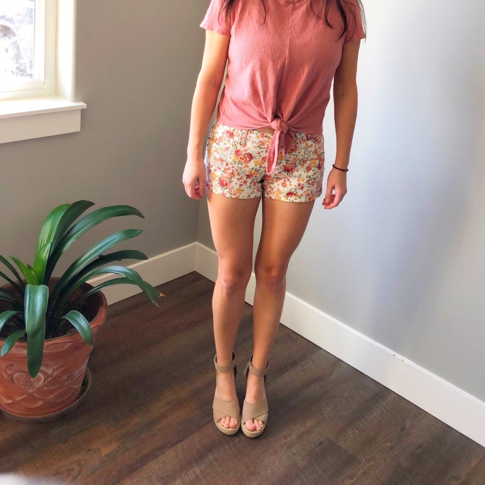 Floral Jean Shorts Mossimo Supply - Picture 2 of 6